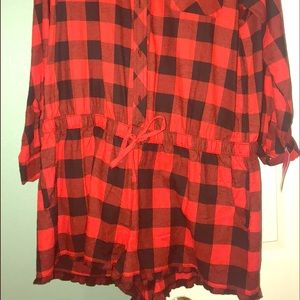 Buffalo Plaid Romper